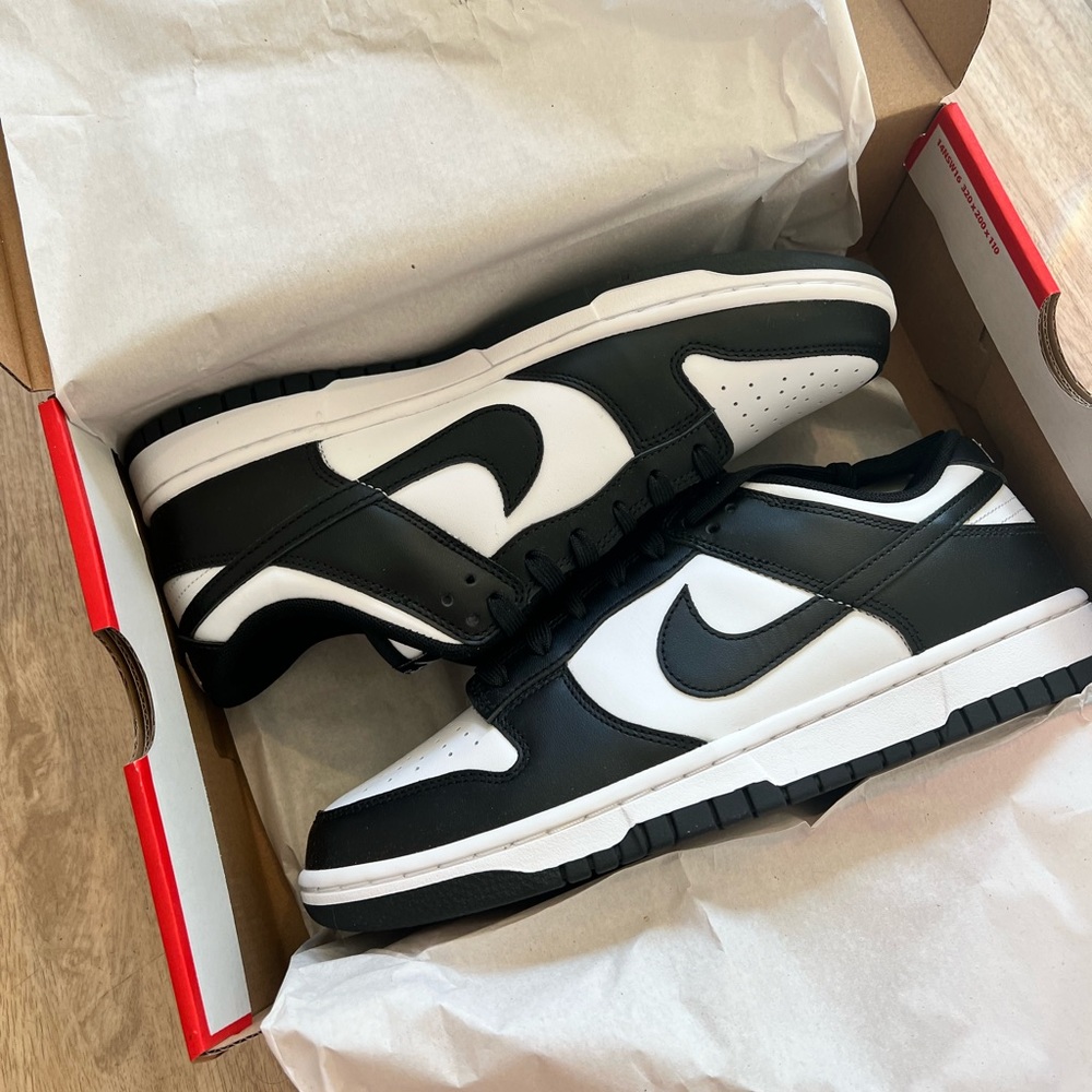 NIB Men’s Nike Dunk Low Retro - Black and White sz9
